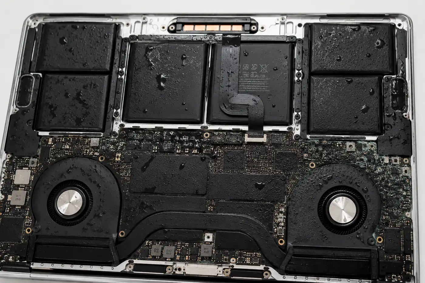 Water damaged MacBook logic board repair in Christchurch