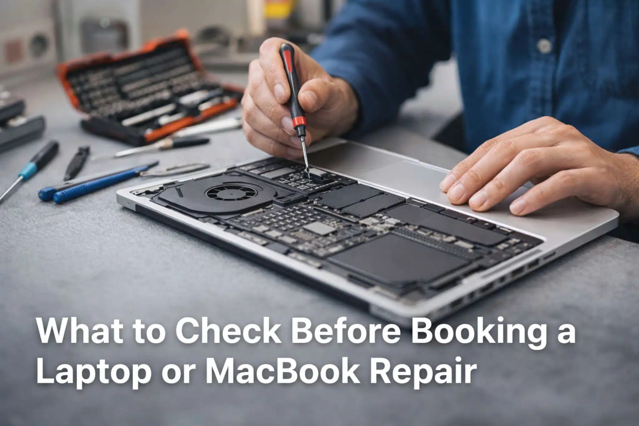 What to check before booking a laptop or MacBook repair
